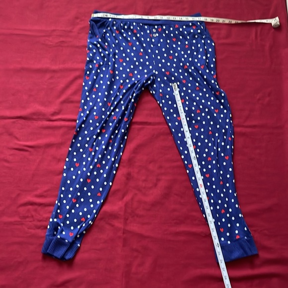 Cuddl Duds® Sz XL Knit 3/4 Sleeve Pajama Top & Banded Pajama Jogger Pants - Picture 13 of 16